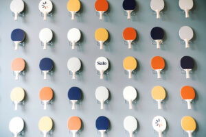 Ping Pong wall at Salo LLC headquarters in Minneapolis