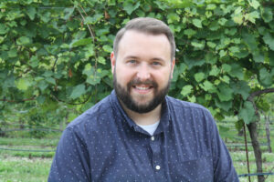 Chris Roberts, events operations coordinator at Chankaska Creek Ranch, Winery, and Distillery