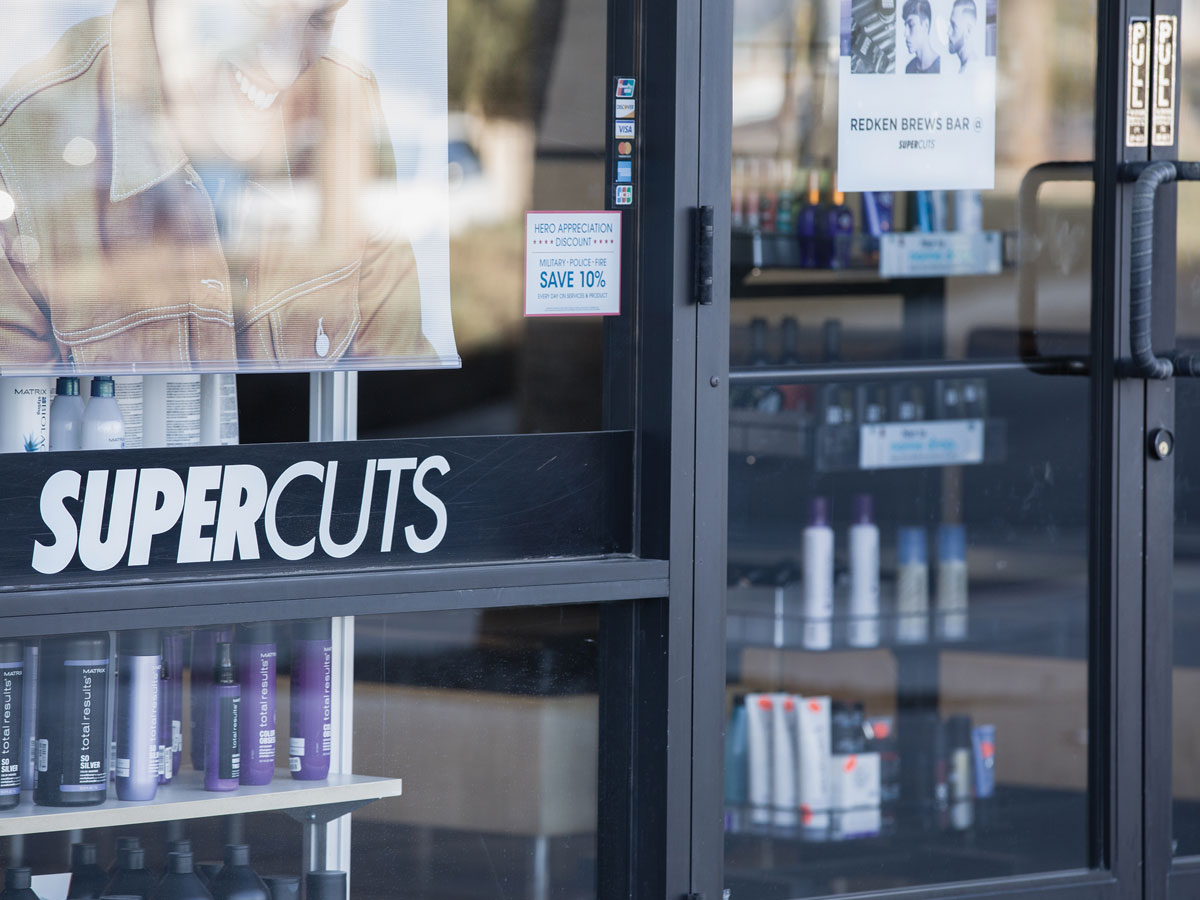 Supercuts door