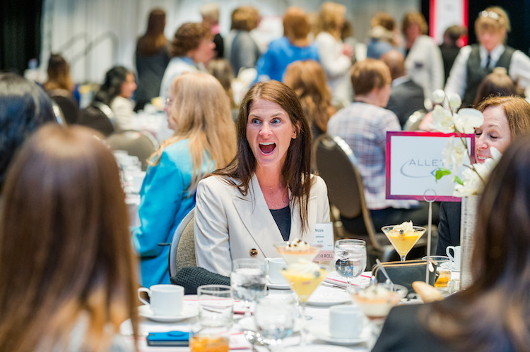 scenes from TCB's 2023 Women in Leadership event at the Saint Paul RiverCentre