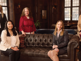 From left to right: Alana Bassin (Nelson Mullins), Keiko Sugisaka (Maslon), Amanda Cialkowski (Nilan Johnson Lewis), Tami Diehm (Winthrop & Weinstine), Gina Kastel (Faegre Drinker), Karla Vehrs (Ballard Spahr)
