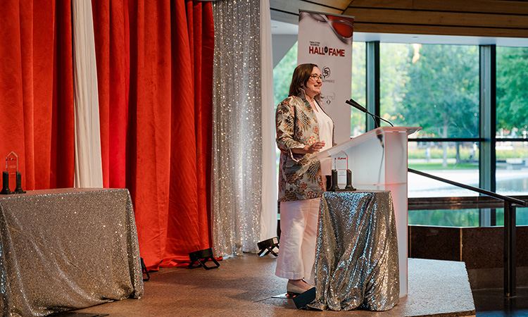 EOS Worldwide's Sara Stern introduces Kari Rihm.