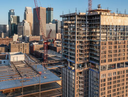 North Loop Green, a mixed-use development that will contain no condos.
