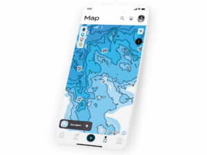 phone with Amina fishing app