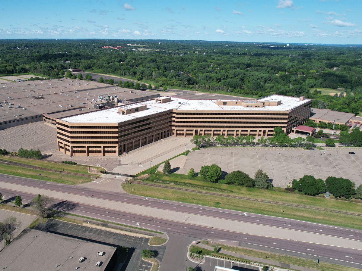 thomson reuters building aerial view