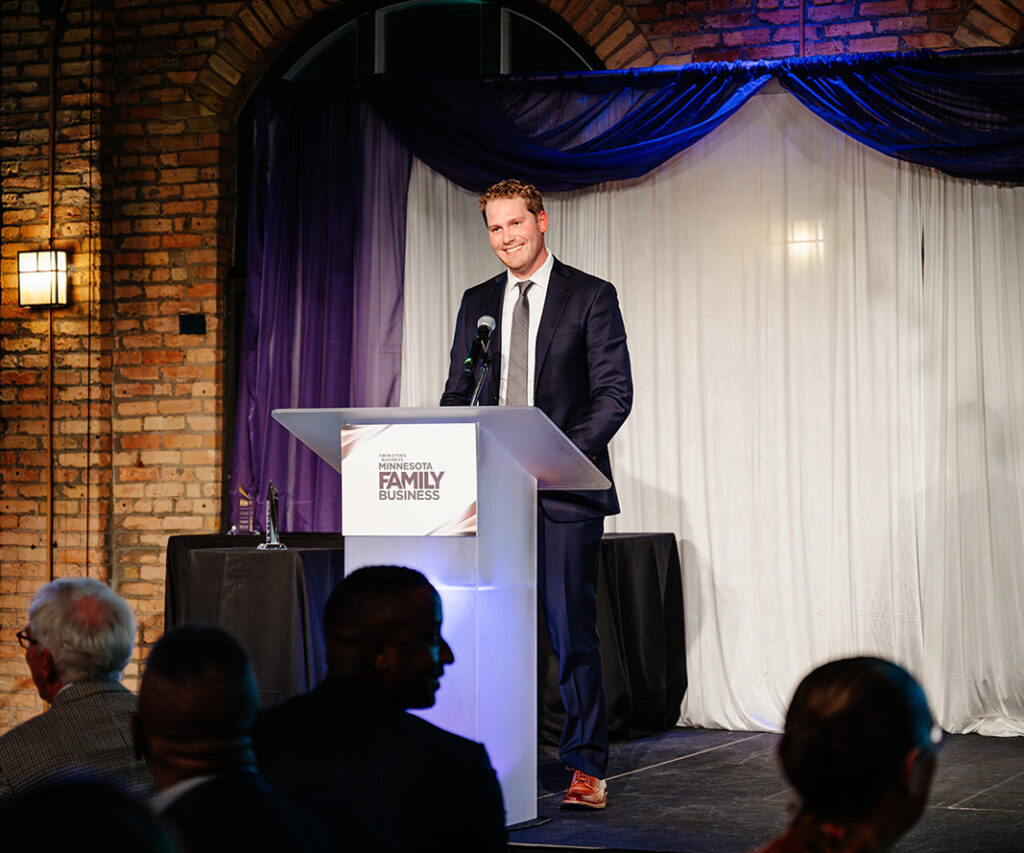 Mitch Pinske, manager of corporate development at Plato Woodwork