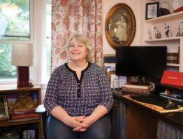 Jayne Dick works for GrandPad from her Wabasha home.