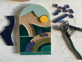 Mosaic tiles & tools