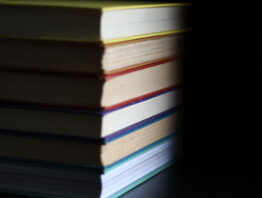 banned books in a pile