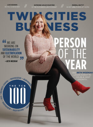 The December 2023/January 2024 cover of Twin Cities Business magazine