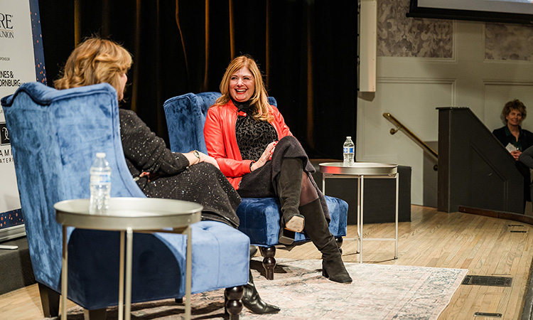 Beth Wozniak at TCB's 2023 Person of the Year event.