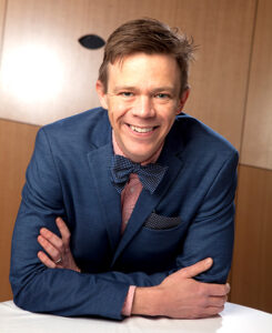 Tane Danger, who has an extensive background in improv, is the new interim moderator of the Westminster Town Hall Forum.