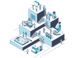 Health sectors illustration