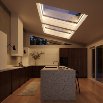 Marvin's new "smart" skylight windows