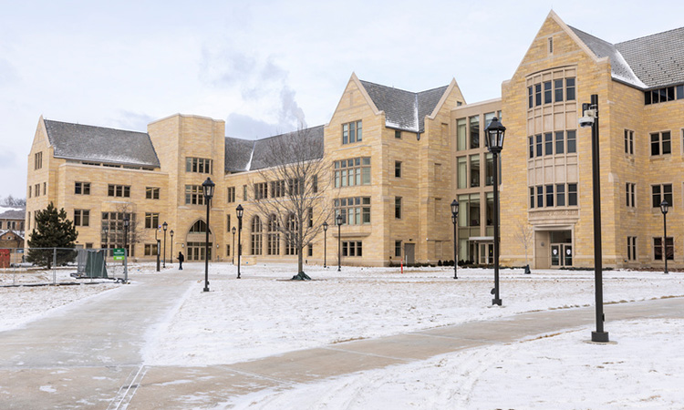 exterior of the Schoenecker Center at the University of St. Thomas