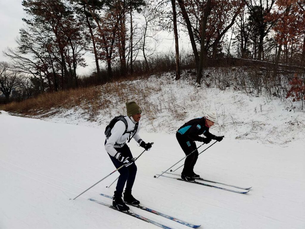 cross country skiing