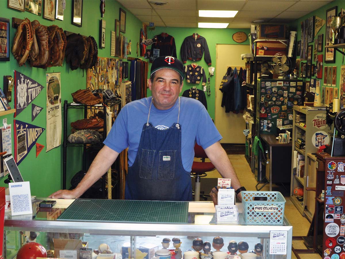 D&J Glove Repair Attracts a Home Crowd