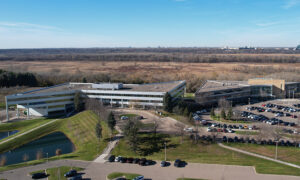 Blue Cross Blue Shield of Minnesota's headquarters in Eagan, Minnesota.