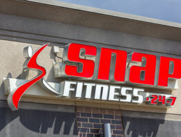 Snap Fitness sign in Hudson, Wisconsin