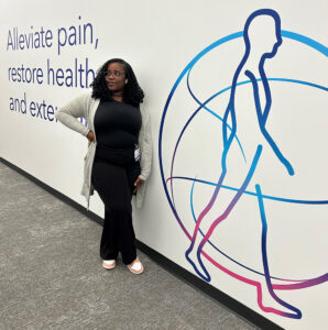 Lynn Ogot, a summer intern at Medtronic