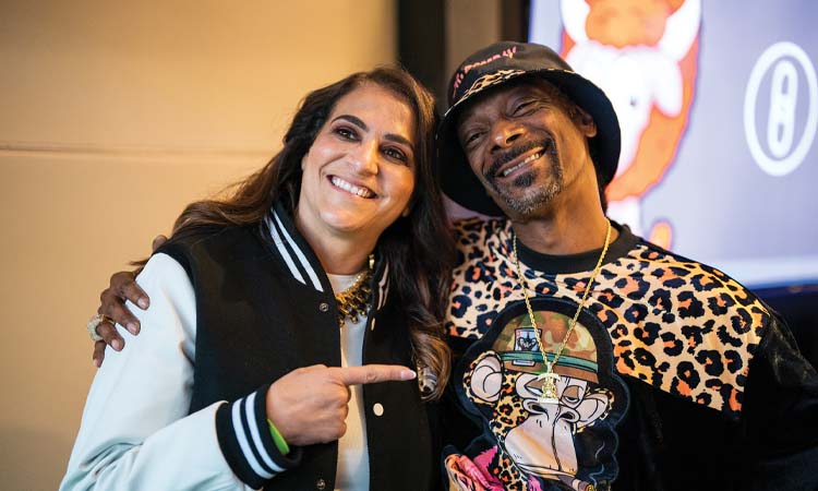 Abouelenein with Snoop Dogg