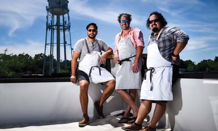 TCB 100 People to Know in 2025; Mike Brown, Bob Gerken and James Winberg, Managing partners, Travail Collective