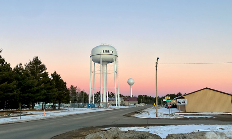 The town of Babbitt. 
