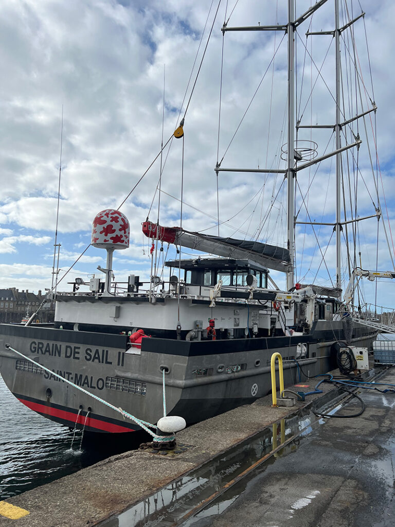 The Grain de Sail boat will carry raw vanilla beans from France to New York.