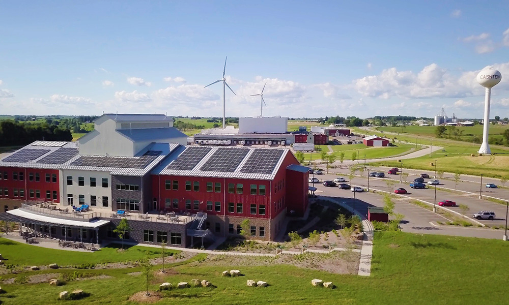 An Organic Valley office in Cashton, Wisconsin