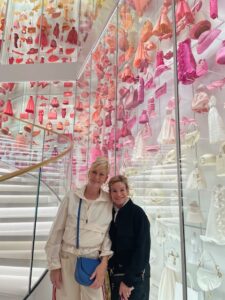 Lori Barghini and Julia Cobbs recently visited La Galerie Dior on a trip to Paris.