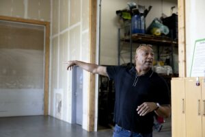 Jason Allen, director of enterprise services and waste diversion at Better Futures, gives a tour of the non-profit organization’s warehouse on Wednesday, Sept. 17, 2025, in Minneapolis.