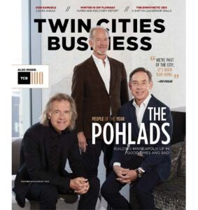 TCB named the Pohlad brothers its Persons of the Year in 2022 for their commitment to downtown Minneapolis and the works of their charitable foundation.