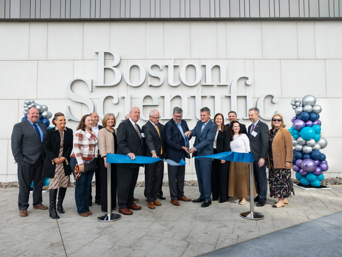 Gov. Tim Walz and Maple Grove mayor Mark Steffenson attended the Arbor Lakes site's ribbon cutting.