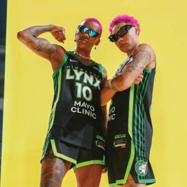 Courtney Williams and Natisha Hiedeman