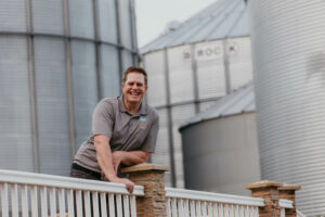 Darin Johnson, president of the Minnesota Soybean Growers Association