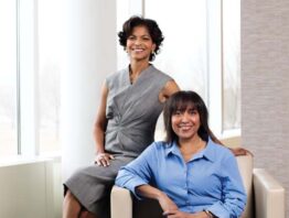 Kim Nelson (left), former General Mills executive and member of three corporate boards, and Gail Peterson (right), former General Mills and Ecolab executive and Sun Country Airlines board member