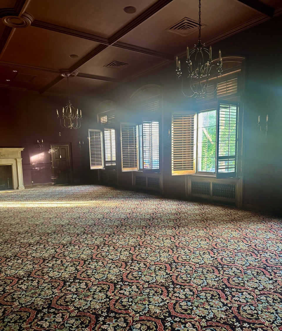 The dining room inside the Woman's Club building in Loring Park